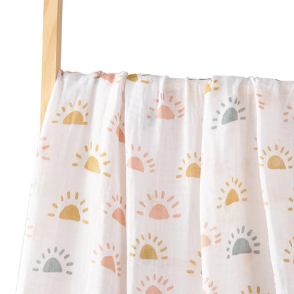 Muslin Swaddle Baby Receiving Blanket Cotton Infant Quilt