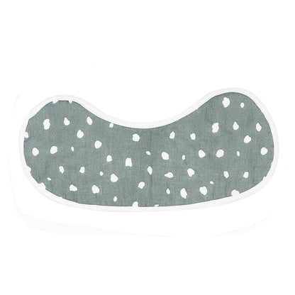Breathable Cotton Muslin Baby Bib and Burp Cloth
