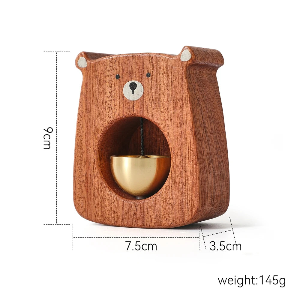 Wooden Door Bell Wind Chime Entryway Hanging Decoration
