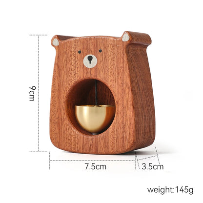 Wooden Door Bell Wind Chime Entryway Hanging Decoration