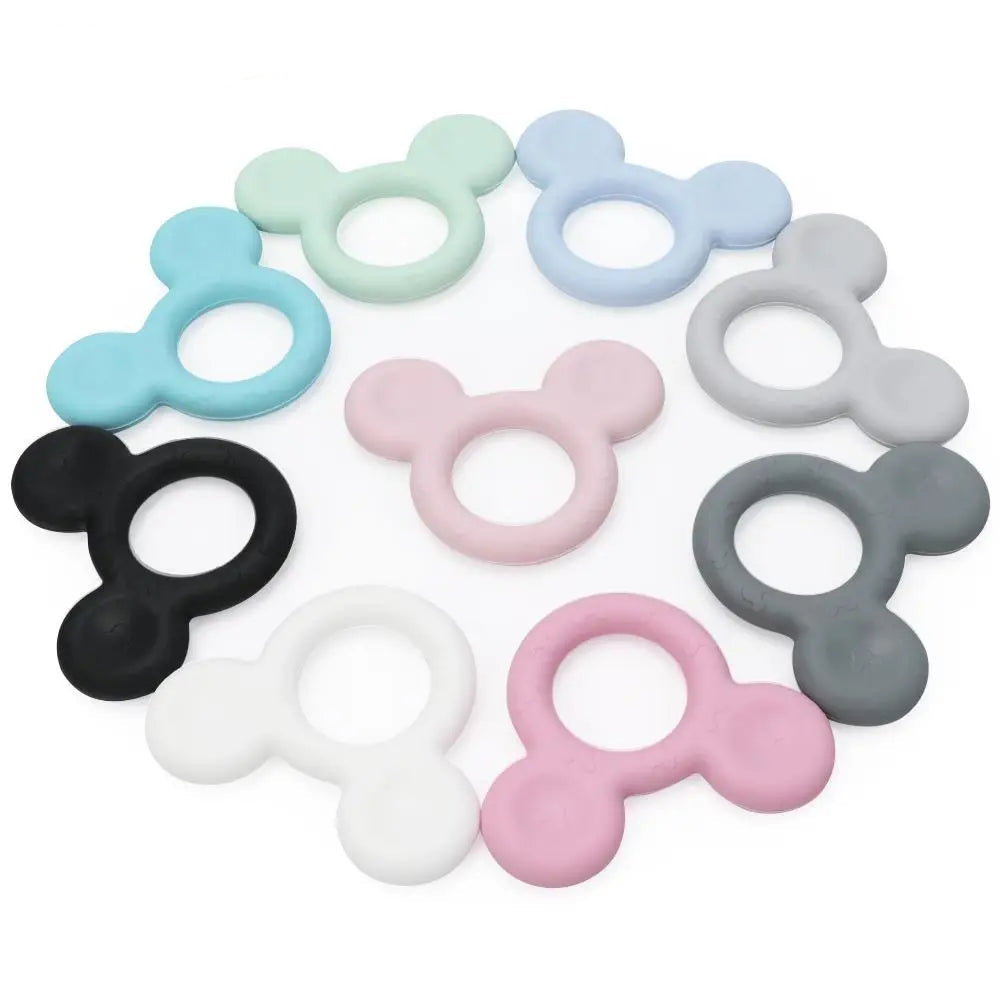 Baby Silicone Mickey Cartoon Teether Necklace