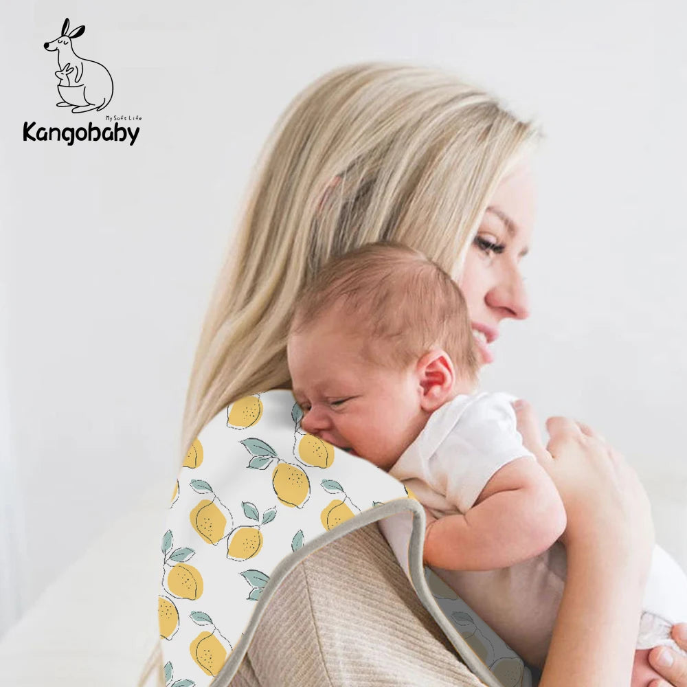 Breathable Cotton Muslin Baby Bib and Burp Cloth