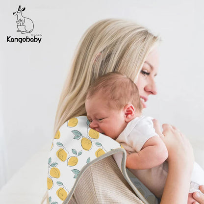 Breathable Cotton Muslin Baby Bib and Burp Cloth