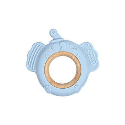 Silicone Frog and Deer Baby Teether Pendant