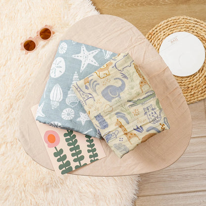 Baby Muslin Swaddle Set Breathable Cotton Blankets
