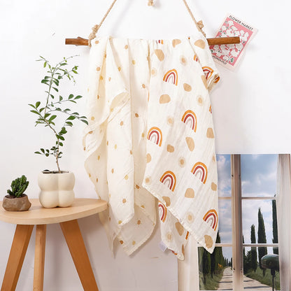 All Season Muslin Swaddle Multi Design Infant Quilt