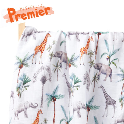 High Density Digital Print Muslin Swaddle Blanket