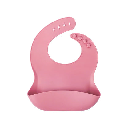 Silicone Baby Bib Waterproof Soft Feeding Burp Cloth