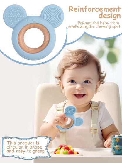 Silicone Mickey Baby Teether Pendant