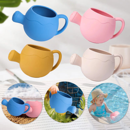 Silicone Beach Sand Toy Set with Bucket Shovel and Rake