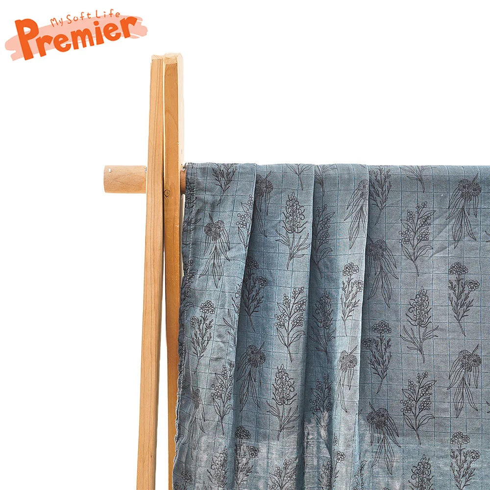 High Density Digital Print Muslin Swaddle Blanket