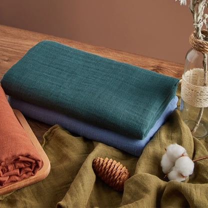 Plain Color Multi Functional Muslin Swaddle Blanket