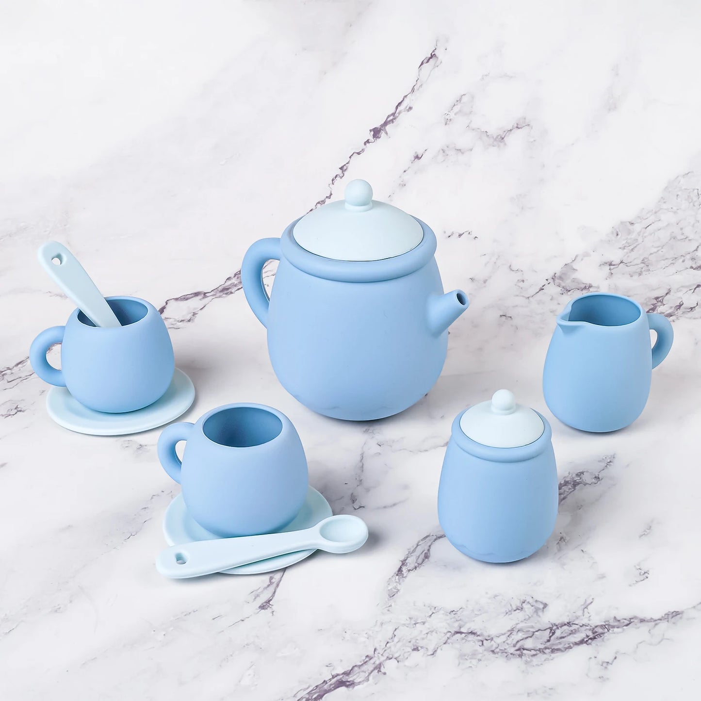Montessori Wooden Tea Set Pretend Play Kitchen Toys