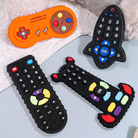 Silicone Remote Control Baby Teether Toy