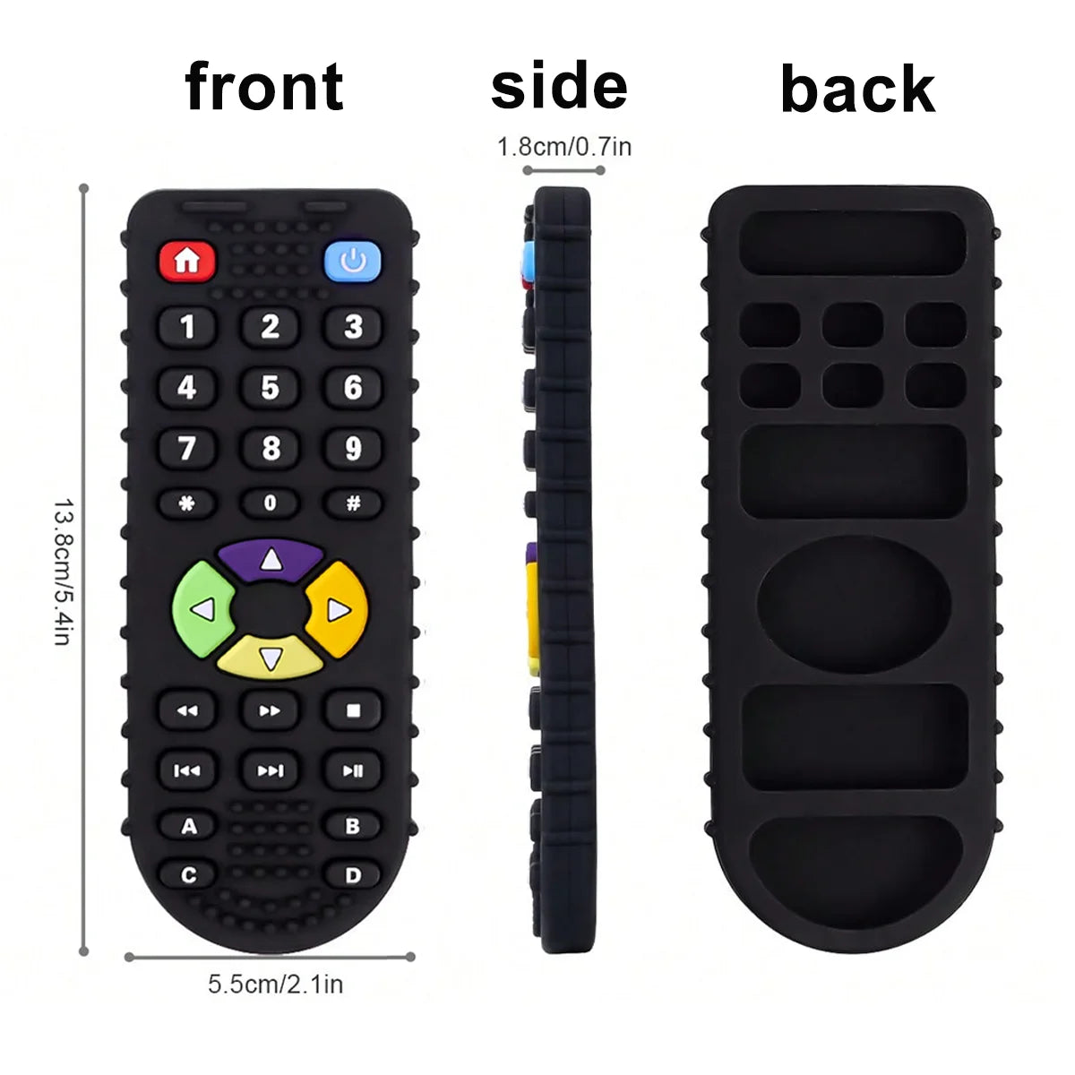 Silicone Remote Control Baby Teether Toy