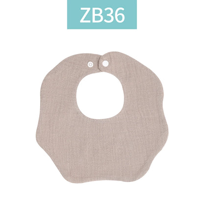Crepe Cotton Muslin Baby Feeding Bib and Burp Cloth