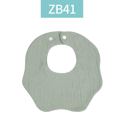 Crepe Cotton Muslin Baby Feeding Bib and Burp Cloth