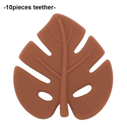 Baby Leaf Silicone Teether Set