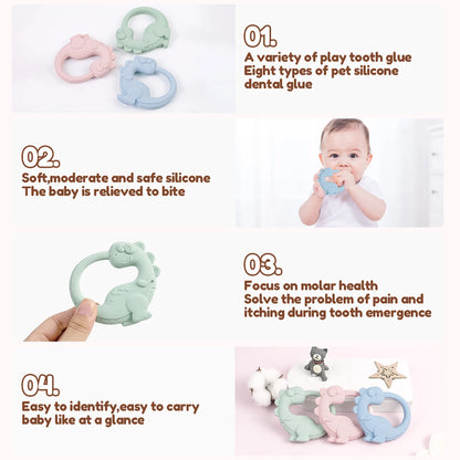 Baby Silicone Grip Teether Toy