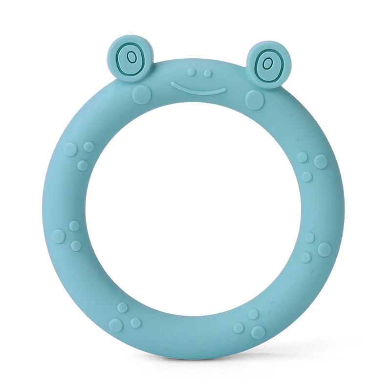 Multicolor Silicone Teething Ring for Infants