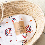 Muslin Swaddle Baby Blanket Soft Cotton Infant Wrap