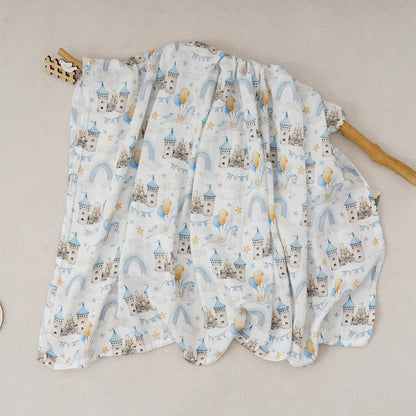 Digital Print Muslin Swaddle Blanket Gift Box