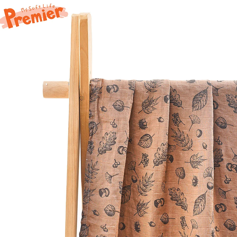 High Density Digital Print Muslin Swaddle Blanket