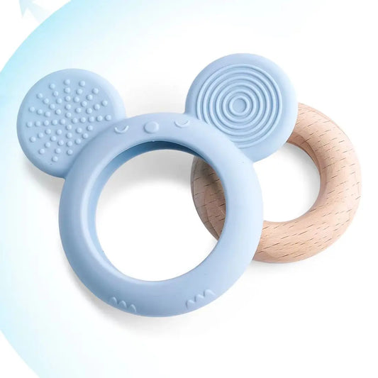 Silicone Mickey Baby Teether Pendant