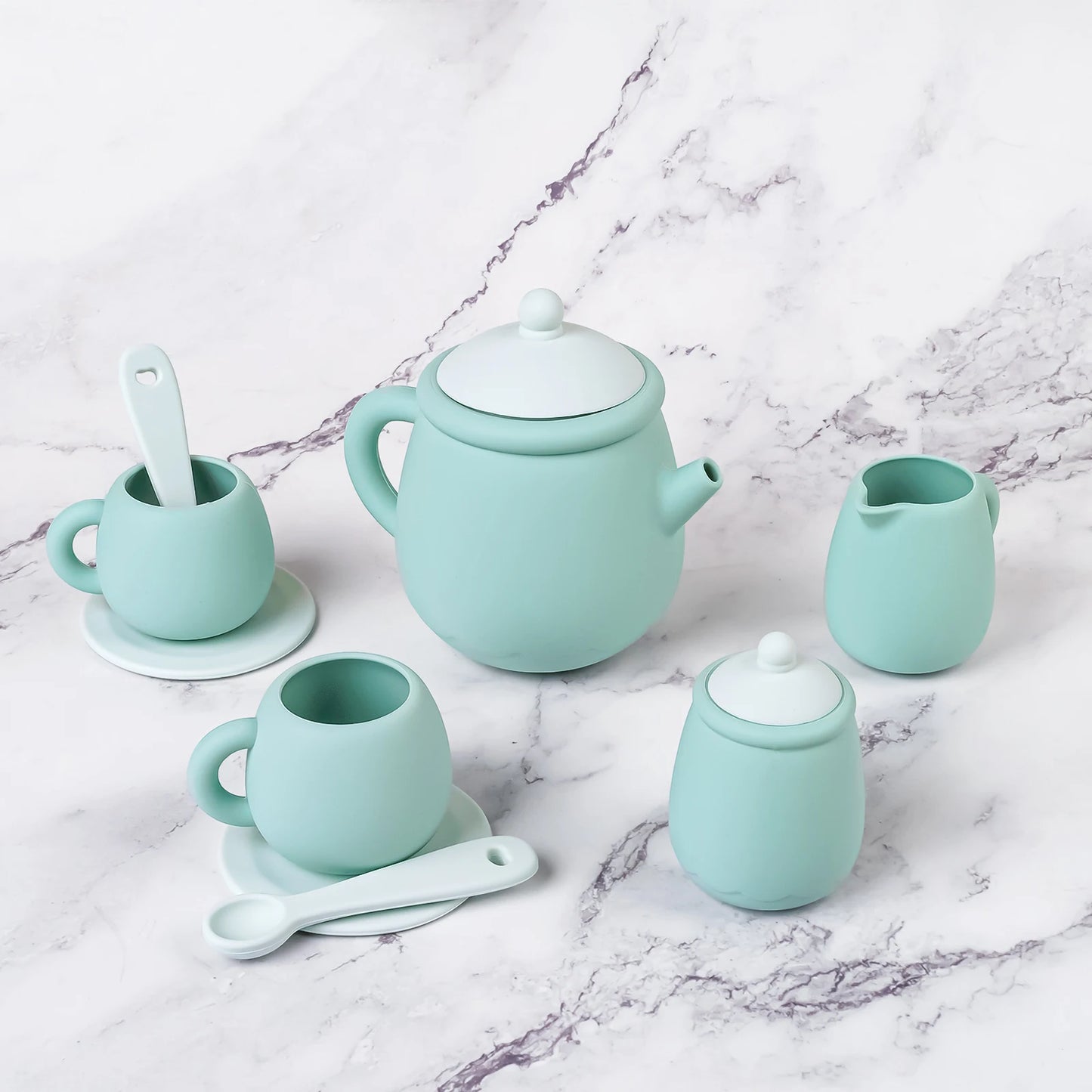 Montessori Wooden Tea Set Pretend Play Kitchen Toys