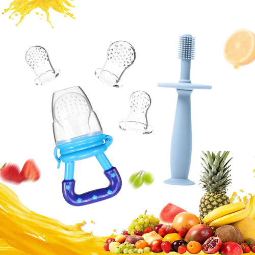 Baby Silicone Fruit Feeder with Cover