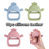 Silicone Chick Teething Gloves for Infants