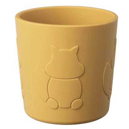 Silicone Baby Cup Cartoon Squirrel Leakproof Training Cup