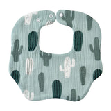 Crepe Cotton Muslin Baby Feeding Bib and Burp Cloth