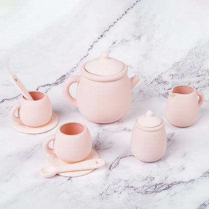 Montessori Wooden Tea Set Pretend Play Kitchen Toys