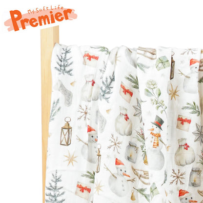 High Density Digital Print Muslin Swaddle Blanket