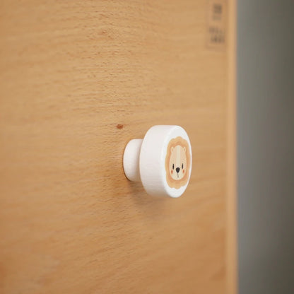 Wooden Animal Handles for Kids Furniture Cabinets Drawers