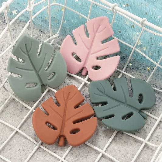 Baby Leaf Silicone Teether Set
