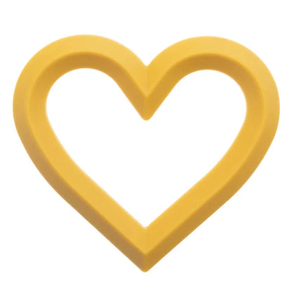 Silicone Heart Baby Teether Toy