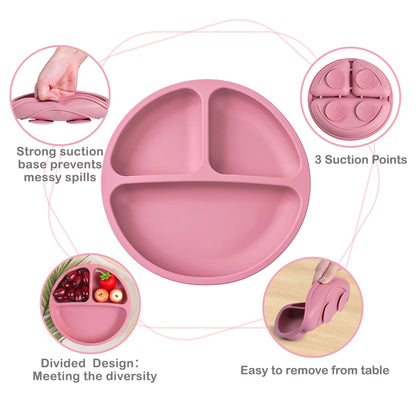Baby Silicone Feeding Tableware Complete Set