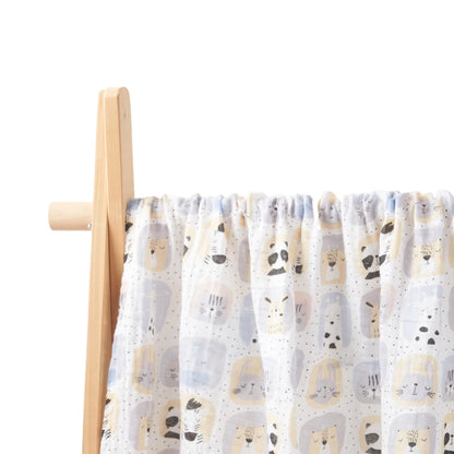 Cotton Muslin Swaddle Baby Blanket Photo Background
