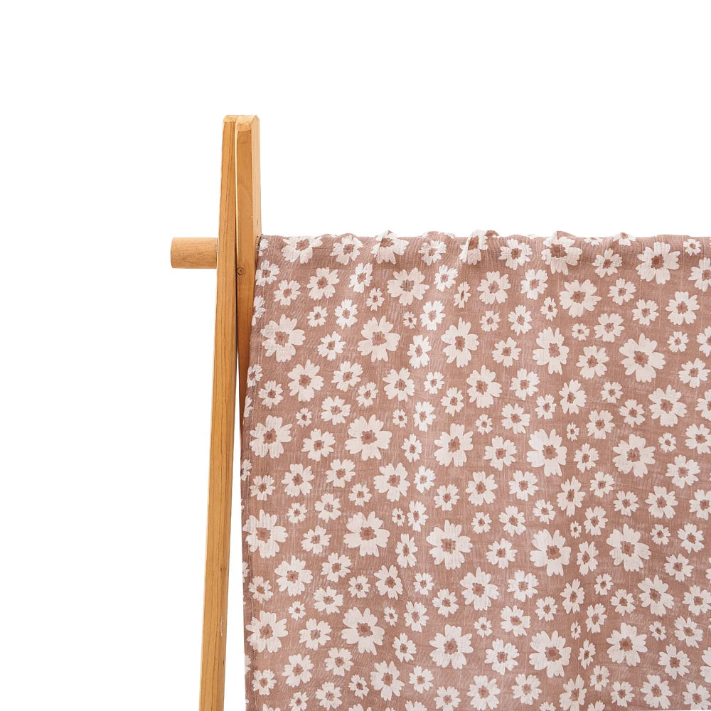 Bamboo Cotton Muslin Swaddle Nursing Cover Baby Wrap