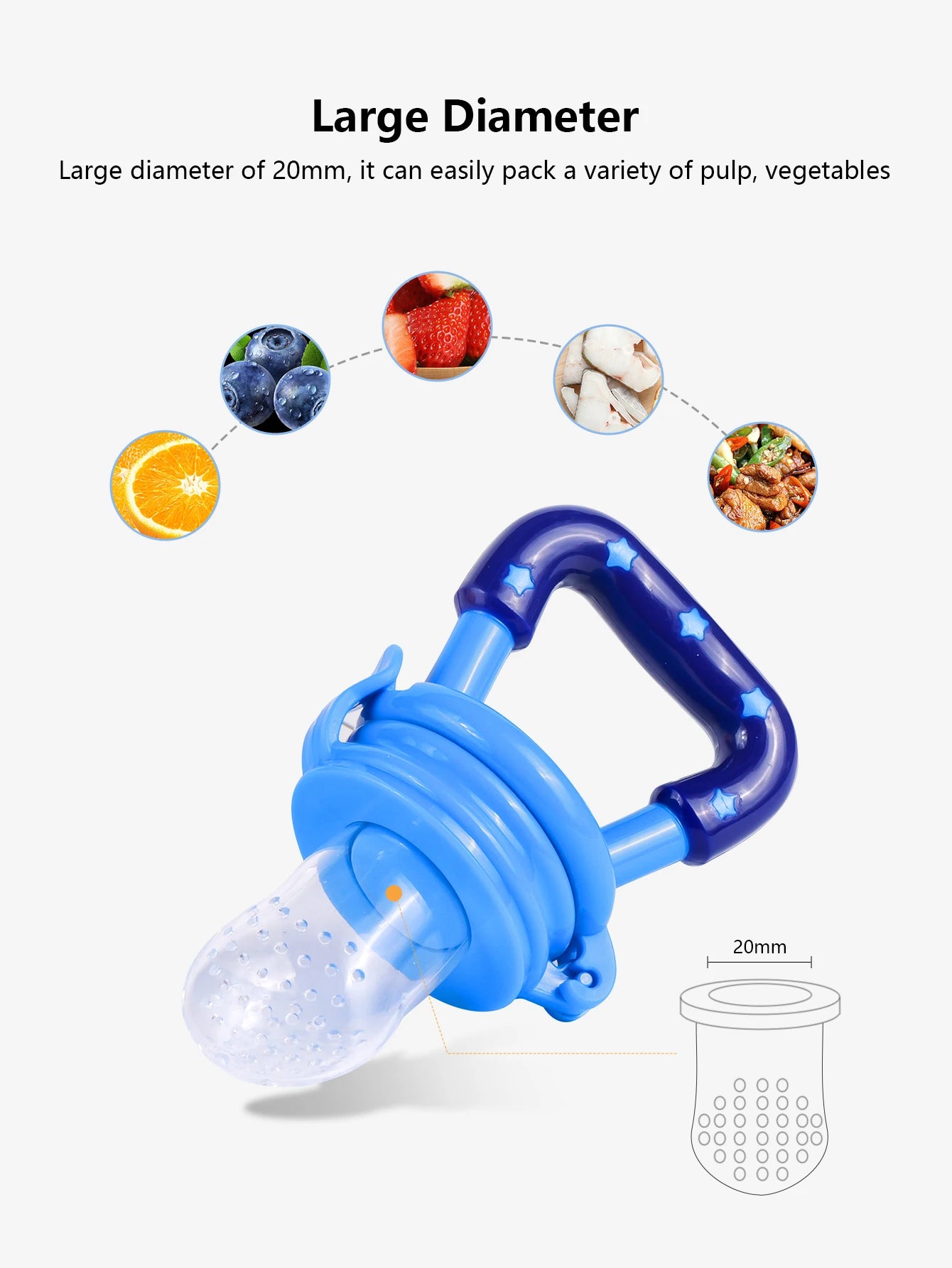 Baby Bottle Feeder with Silicone Spoons